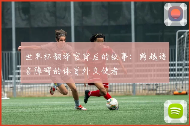世界杯翻译官背后的故事：跨越语言障碍的体育外交使者