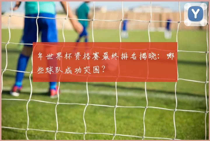 年世界杯资格赛最终排名揭晓:哪些球队成功突围?